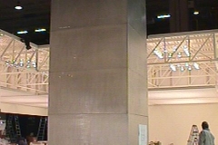 copertura pilastro in lamiera forata
